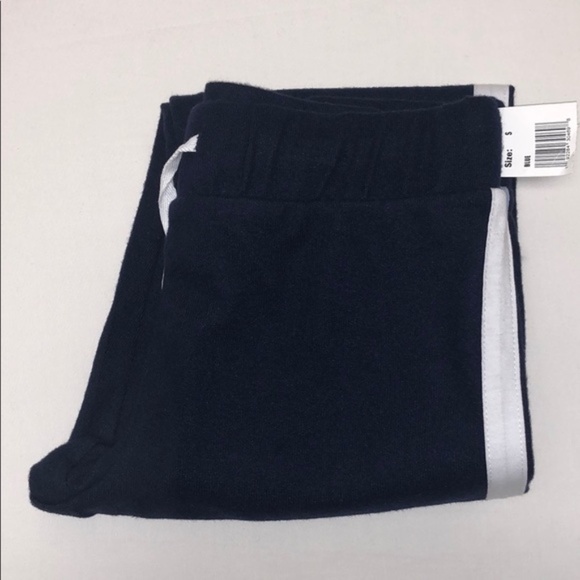 LAST ONE!! - New Women's Navy Blue Jogger Drawstring Sweatpants Size Small - Picture 3 of 10
